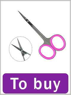 Professional Cuticle Scissors with Hook SMART